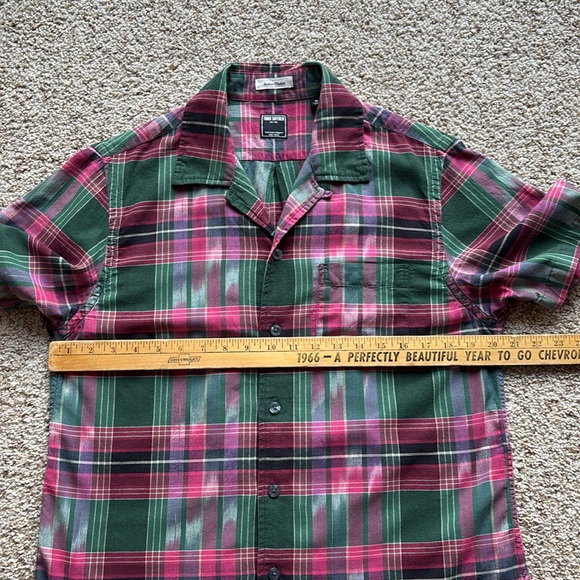Todd Snyder Men’s Indian Madras Cotton Short Sleeve Camp Shirt M - Picture 6 of 9